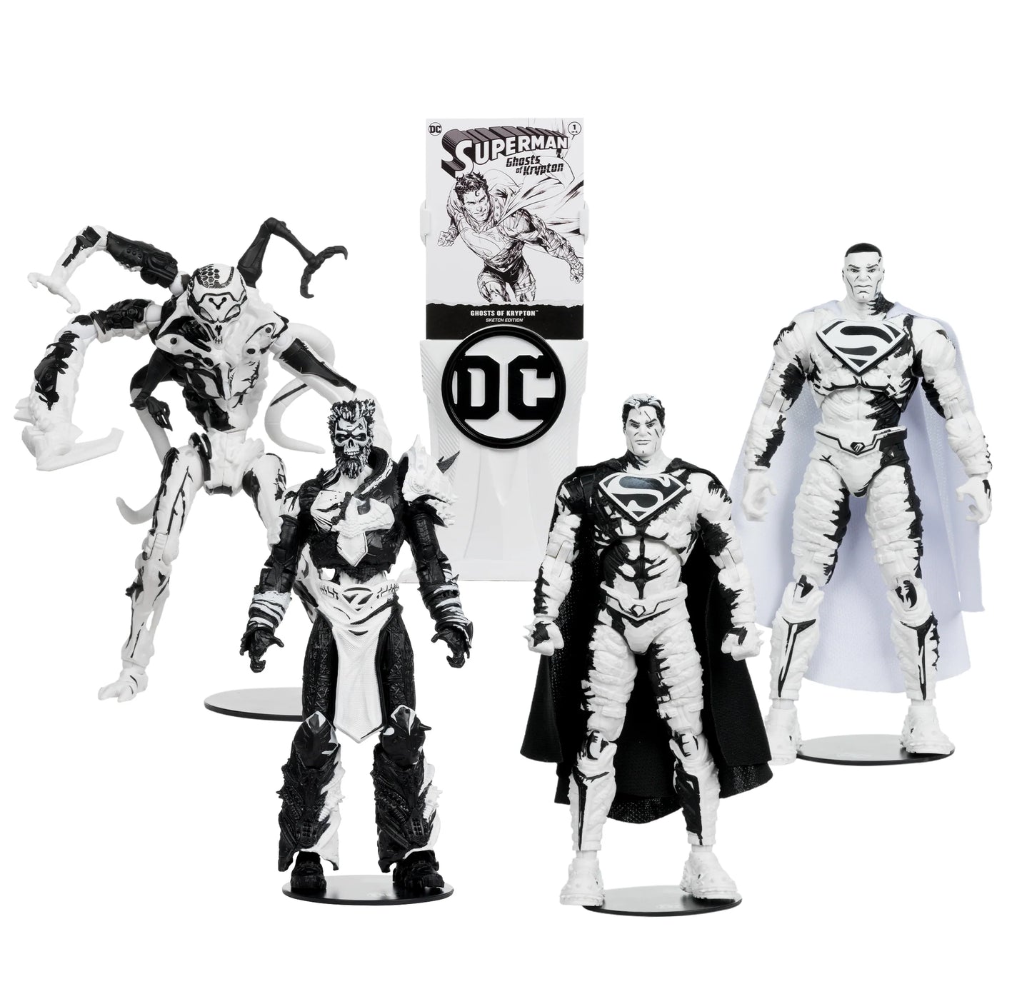 Mcfarlane Gold Label Superman Ghost of Krypton Sketch Edition