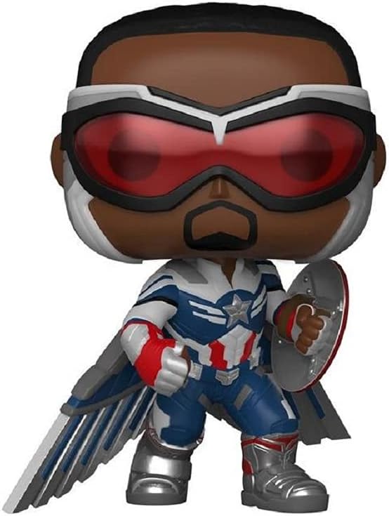 Funko Pop! The Falcon and the Winter Soldier Captain America #819 Gamestop Exclusive