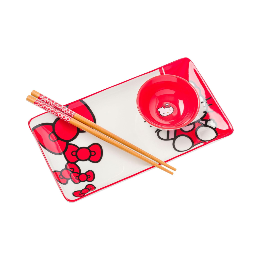 Hello Kitty Sushi Plate Set