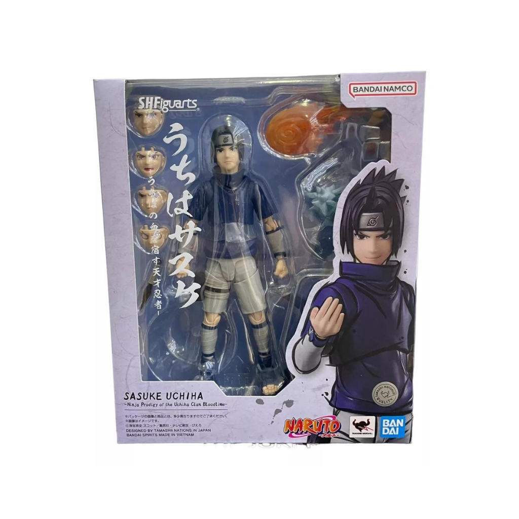 S.H. Figuarts Sasuke Uchiha Ninja Prodigy Of The Uchiha Clan Blonndline