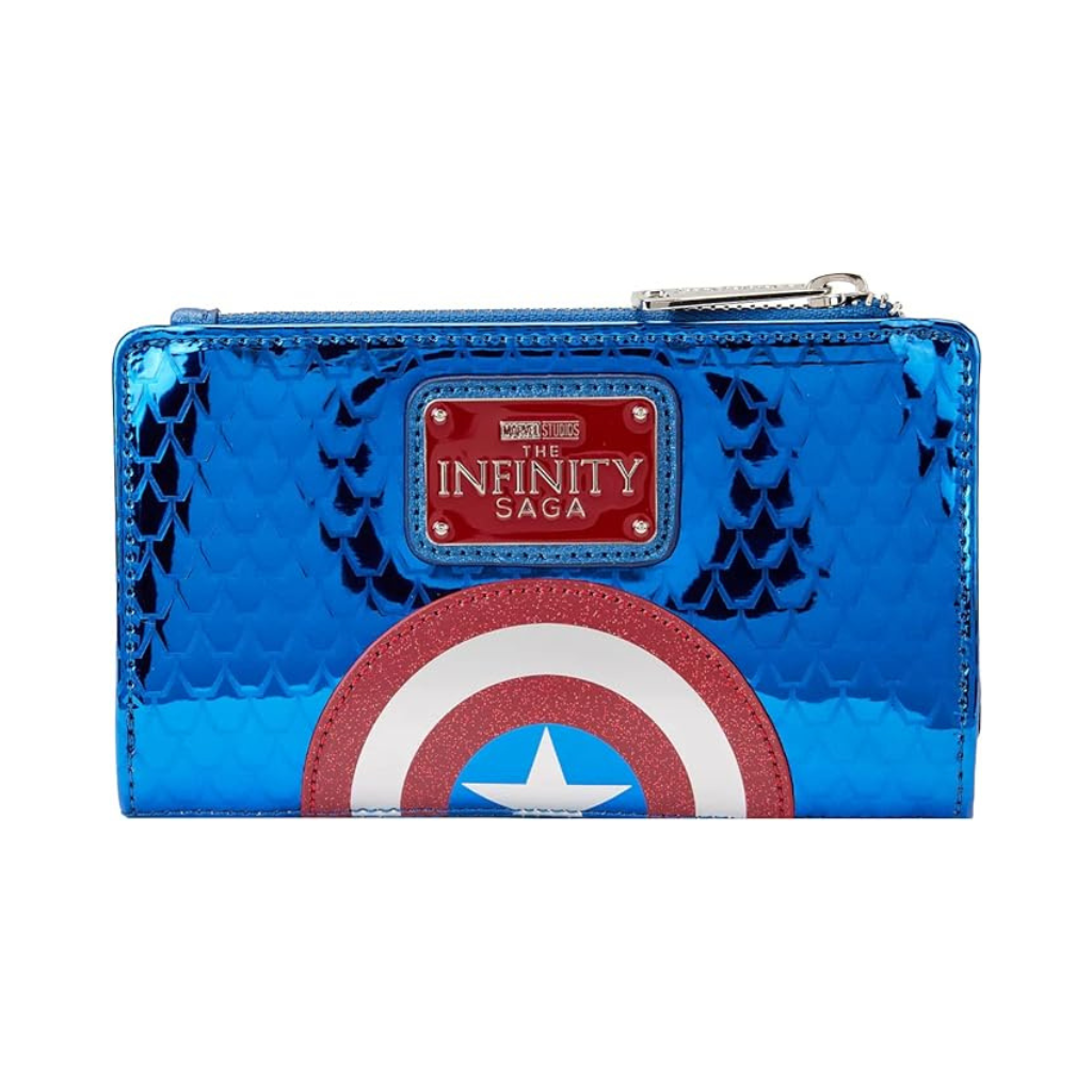 Cartera Metallic Captain America Loungefly