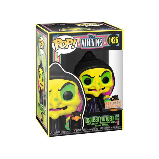 Funko Pop! Disguised Evil Queen with Raven 1426 (Black Light) BoxLunch