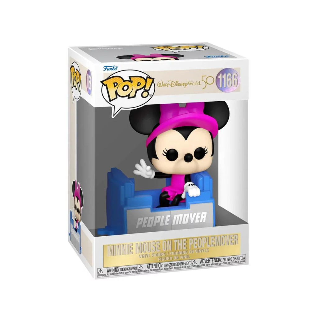 Minnie Mouse On The Peoplemover #1166 Funko Pop! Walt Disney World 50th