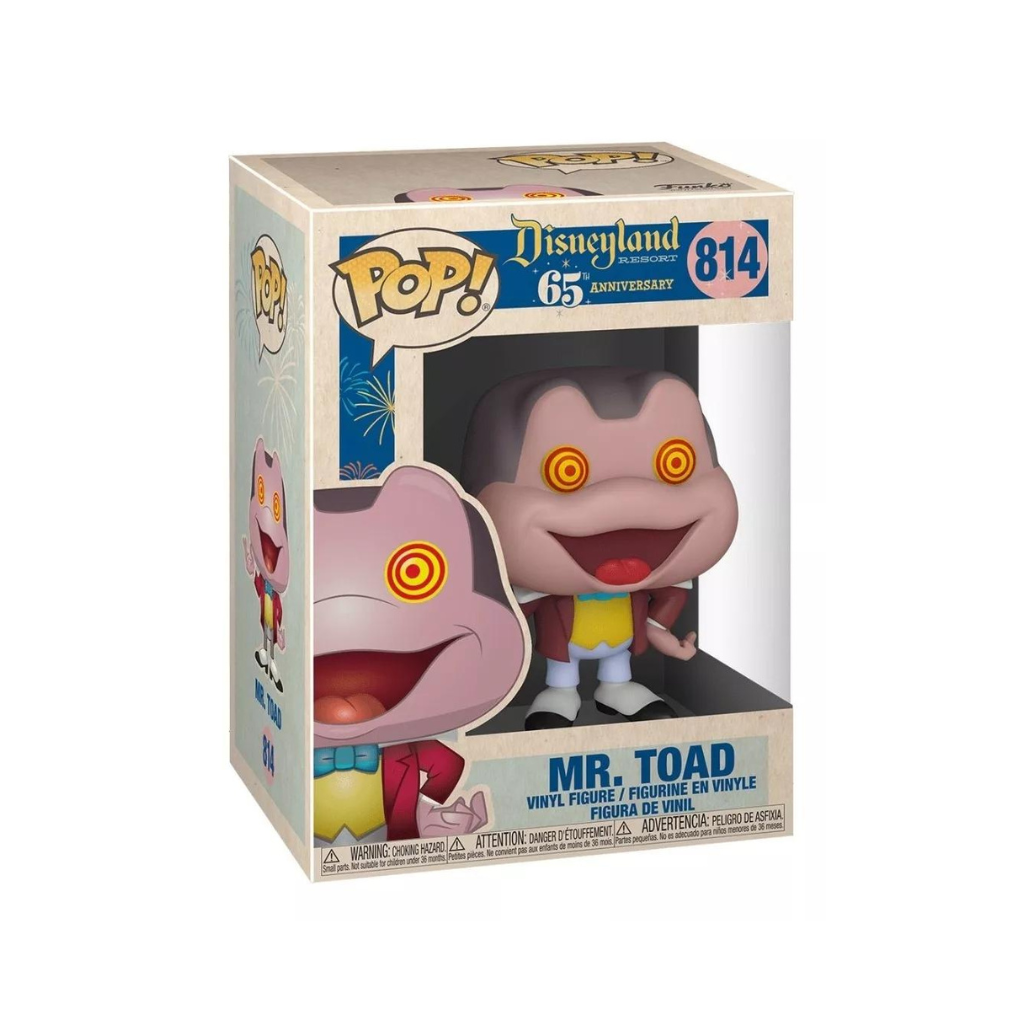 Disneyland 65th Anniversary Mr. Toad #814 Funko Pop! Disney