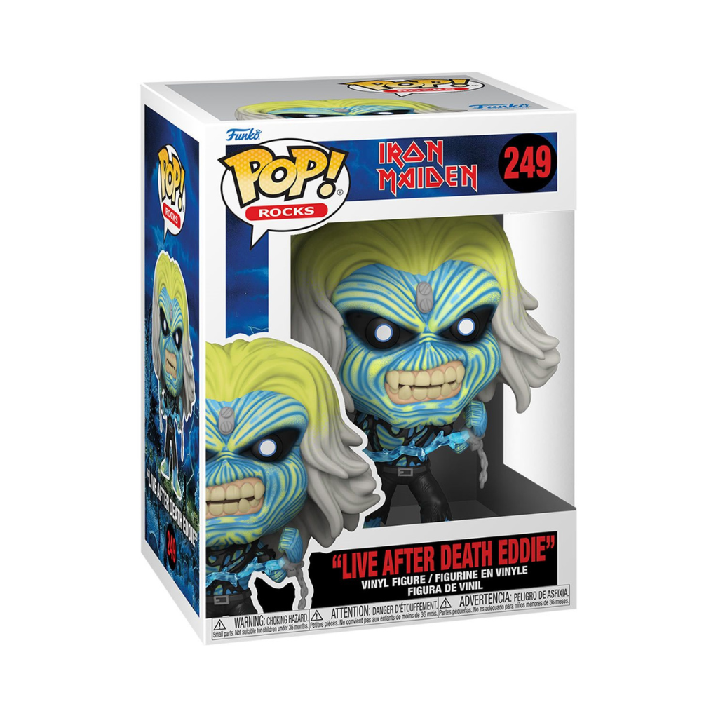 Live After Death Eddie #249 Iron Maiden Funko Pop! Rocks