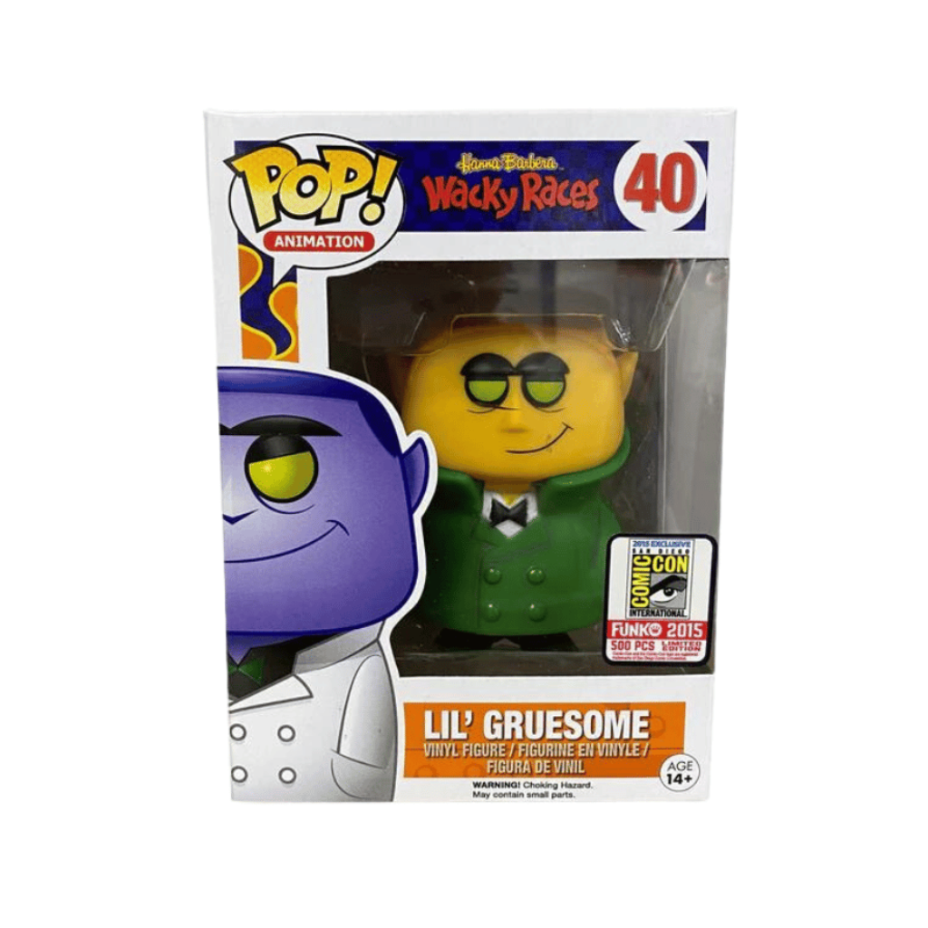 Hanna Barbera Wacky Races Lil' Gruesome 40 Funko Pop! Animation Comic Con 2015 Limited Edition