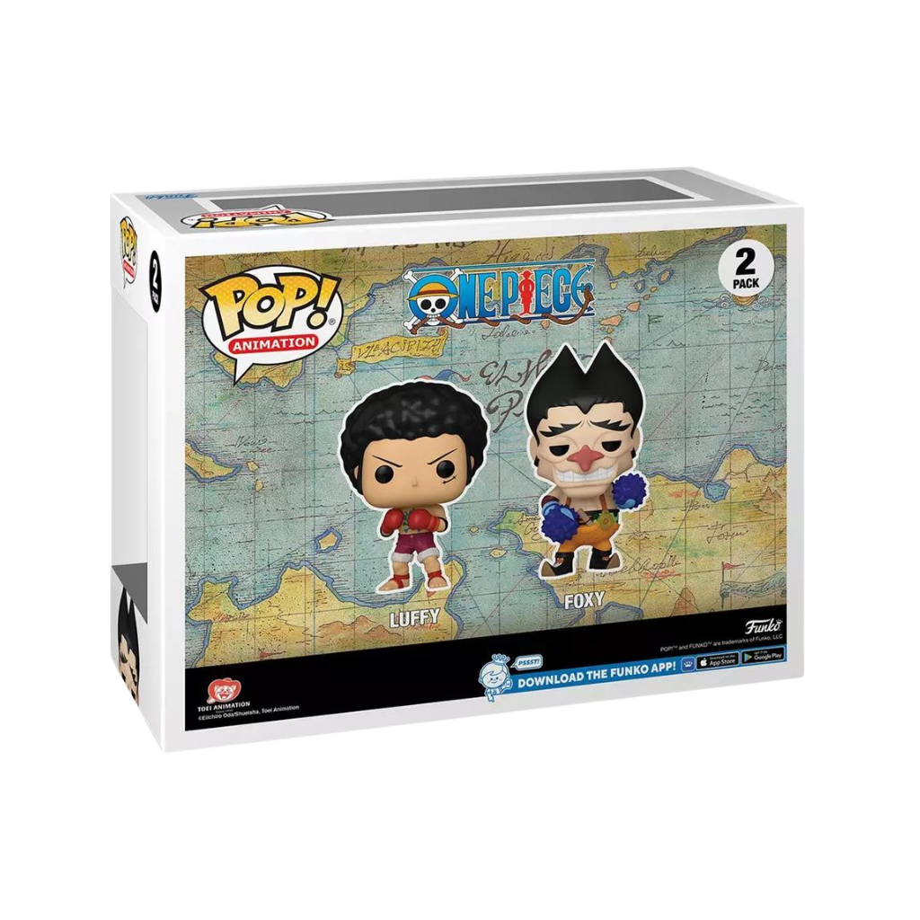 Funko Pop! Animation One Piece Luffy y Foxy Hot Topic Exclusive