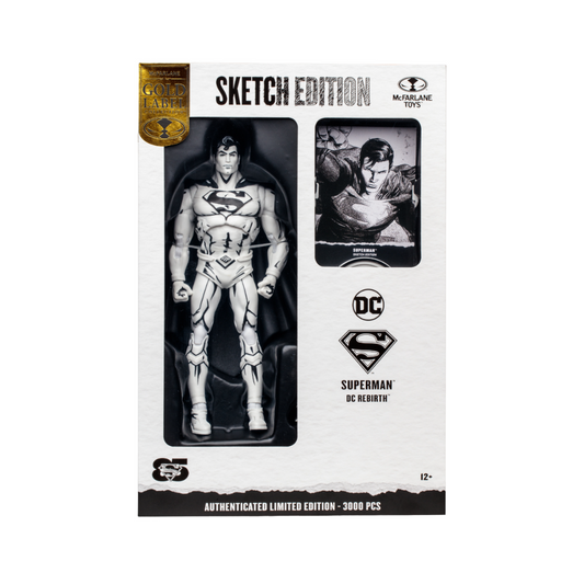 Mcfarlane Gold Label Superman DC Rebirth Sketch Edition