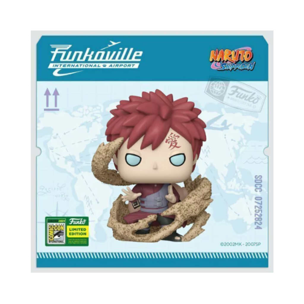 Funko Pop! Gaara using Sand Jutsu SDCC 2024