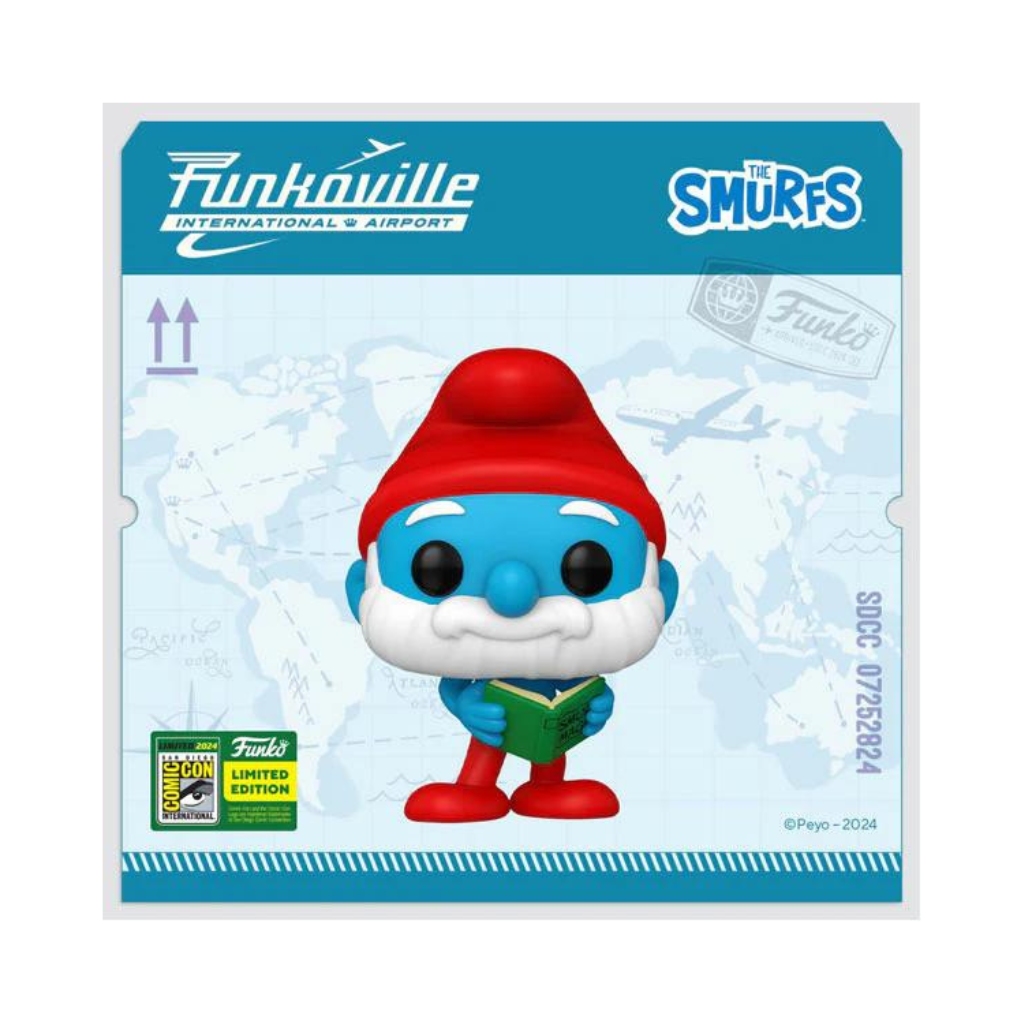 Funko Pop! Papa Smurf With Magic Book SDCC 2024