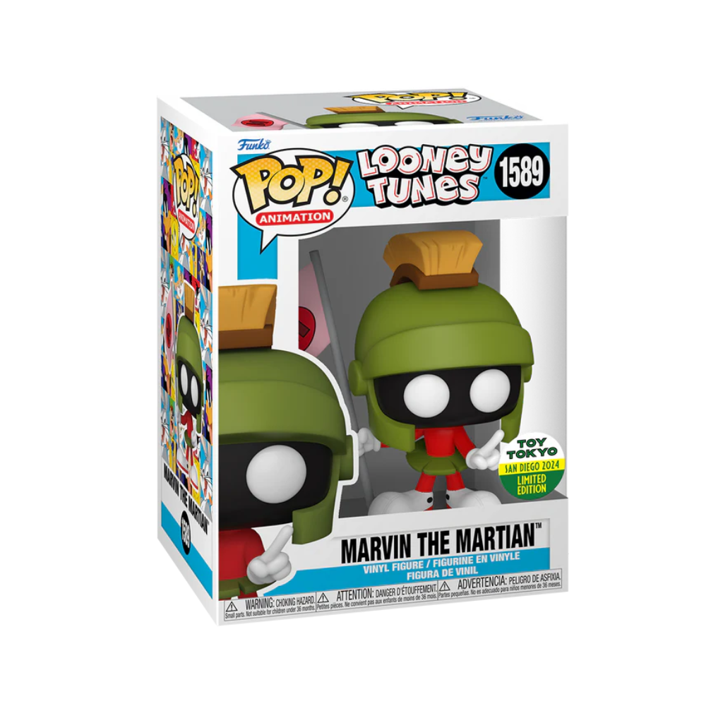 Funko Pop! Marvin the Martian™ with Martian Flag SDCC 2024