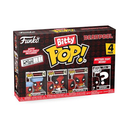 Bitty Pop! Funko Deadpool 4 Pack