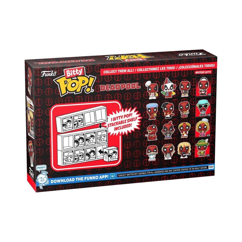 Bitty Pop! Funko Deadpool 4 Pack