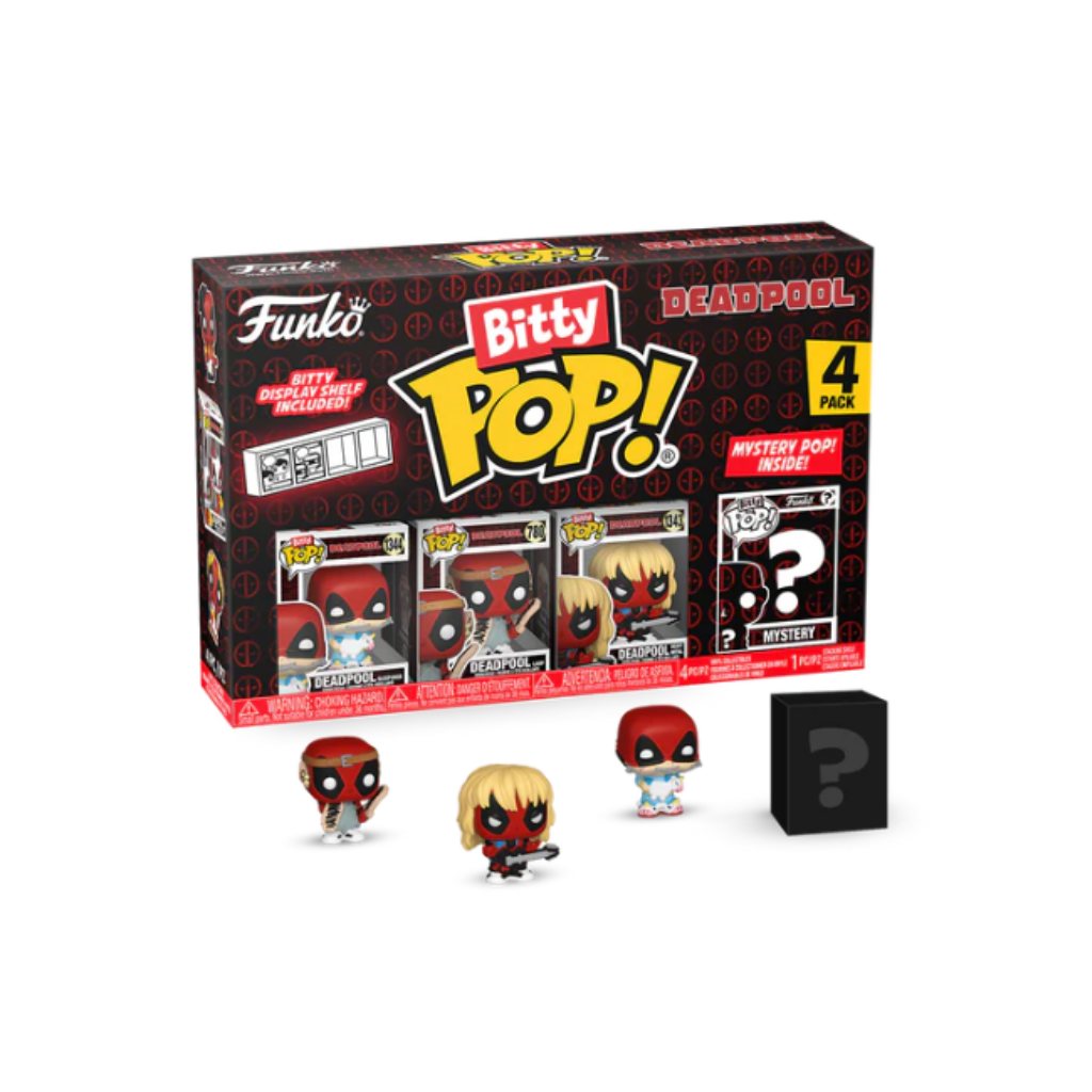 Bitty Pop! Funko Deadpool 4 Pack