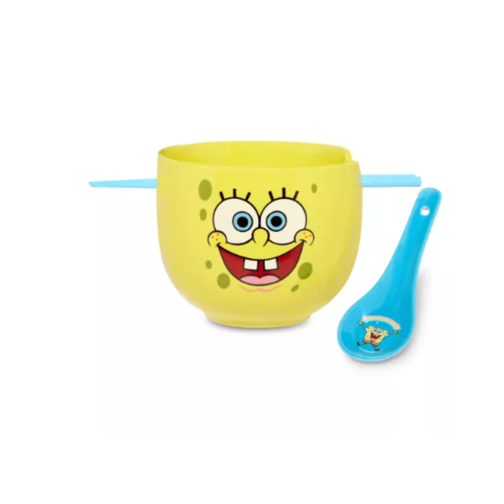 Ramen Bowl With Chopsticks Spongebob Squarepants