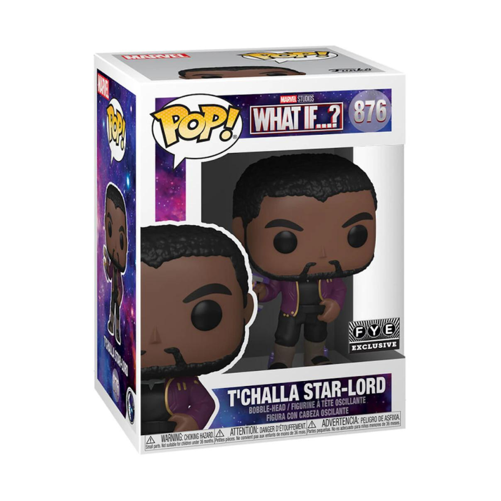 Funko Pop!  What if...? Tchalla Star-Lord 876 FYE Exclusive