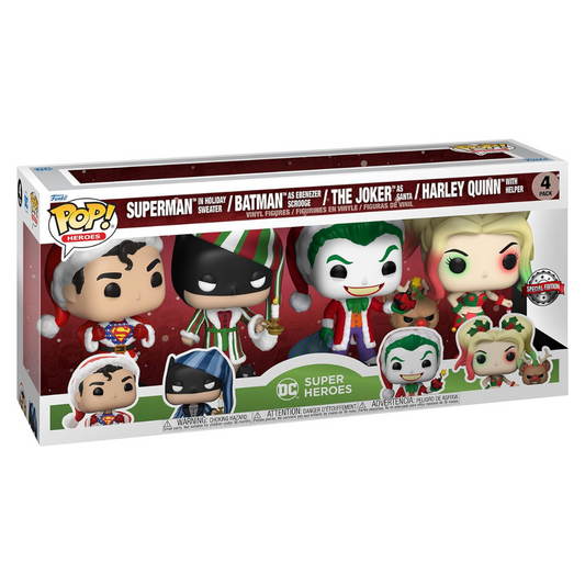 Funko Pop! DC Super Heroes 4 Pack  Special Edition