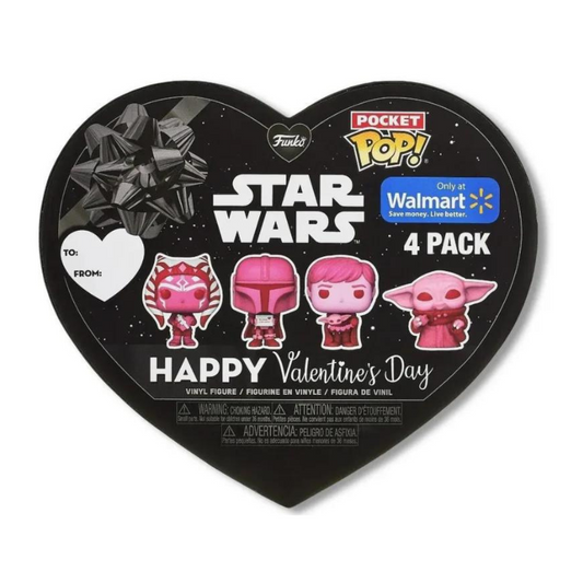 Pocket Pop! Star Wars Happy Valentines Day 4 Pack Walmart