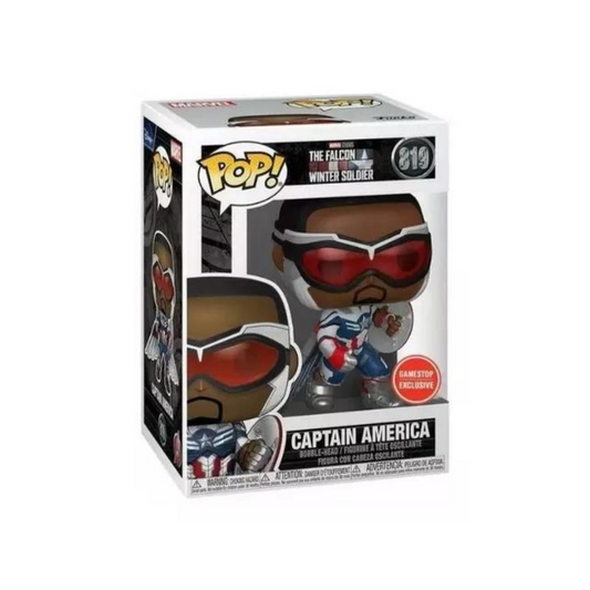 Funko Pop! The Falcon and the Winter Soldier Captain America #819 Gamestop Exclusive