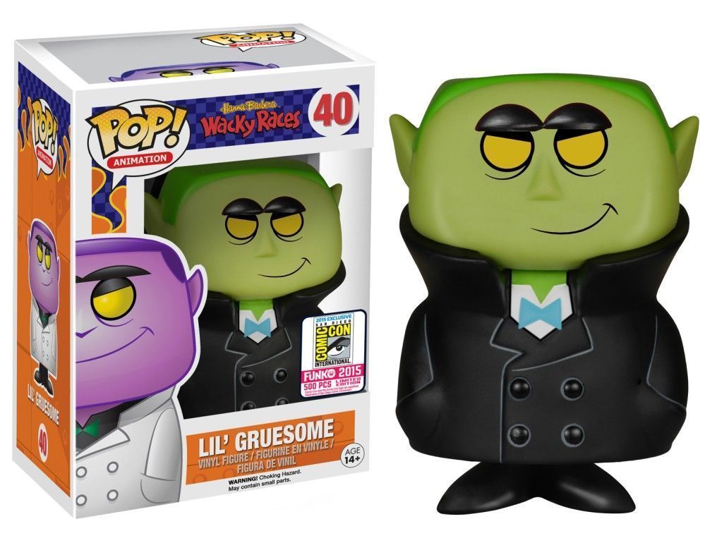 Hanna Barbera Wacky Races Lil' Gruesome 40 Funko Pop! Animation Comic Con 2015 Limited Edition