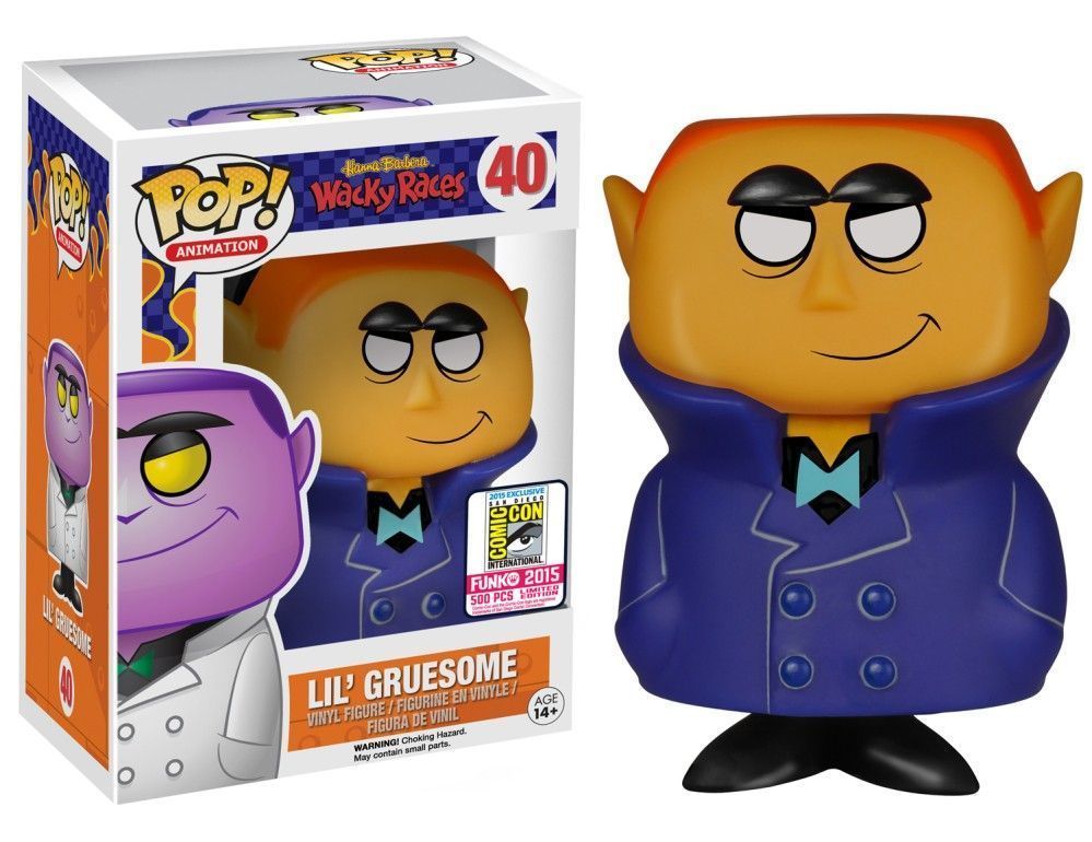 Hanna Barbera Wacky Races Lil' Gruesome 40 Funko Pop! Animation Comic Con 2015 Limited Edition