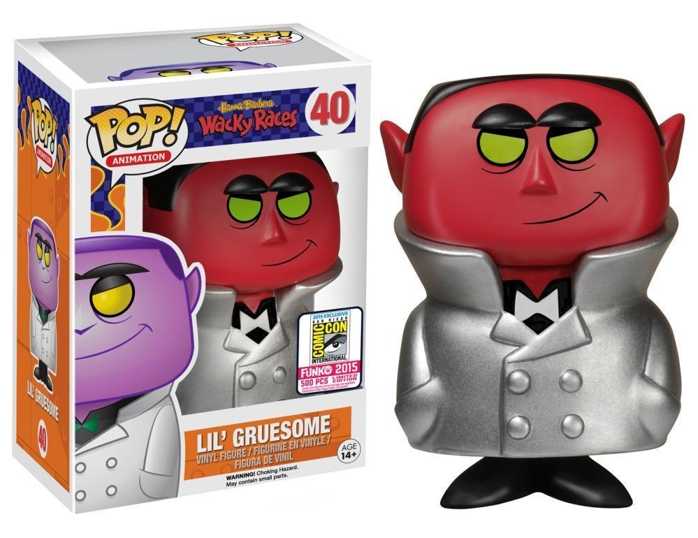 Hanna Barbera Wacky Races Lil' Gruesome 40 Funko Pop! Animation Comic Con 2015 Limited Edition