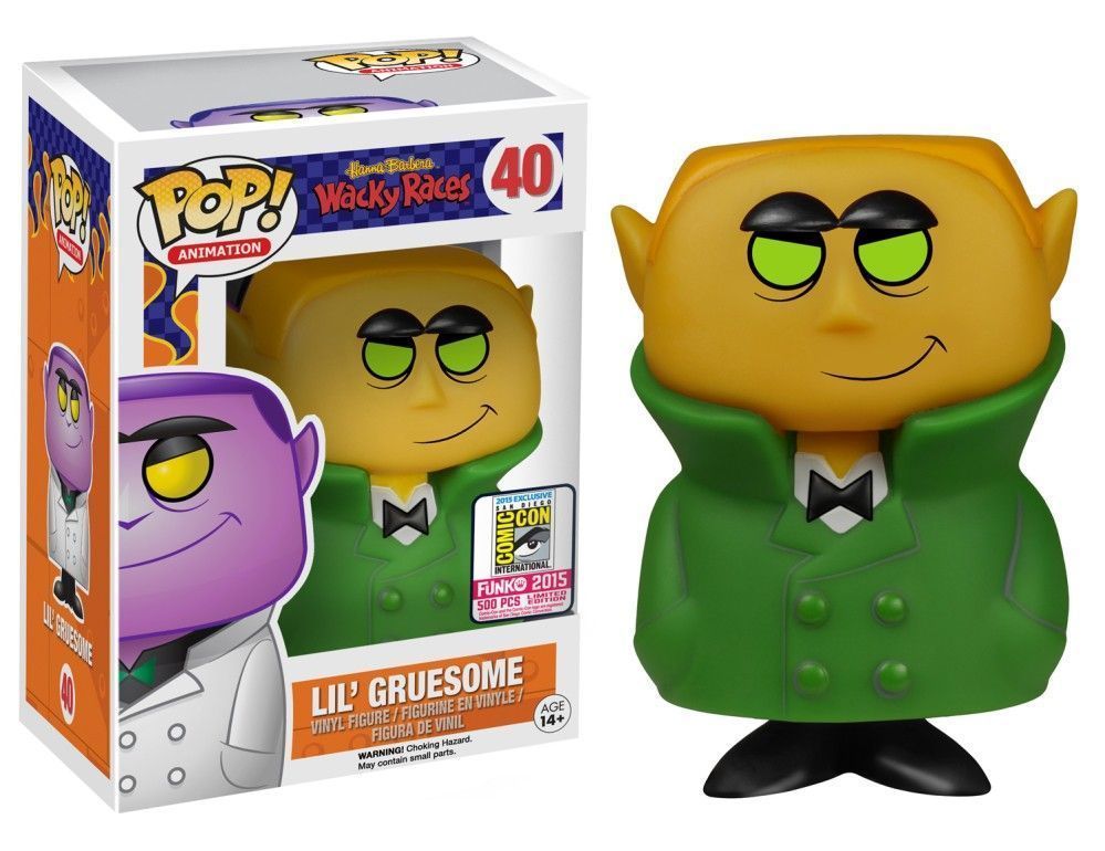 Hanna Barbera Wacky Races Lil' Gruesome 40 Funko Pop! Animation Comic Con 2015 Limited Edition